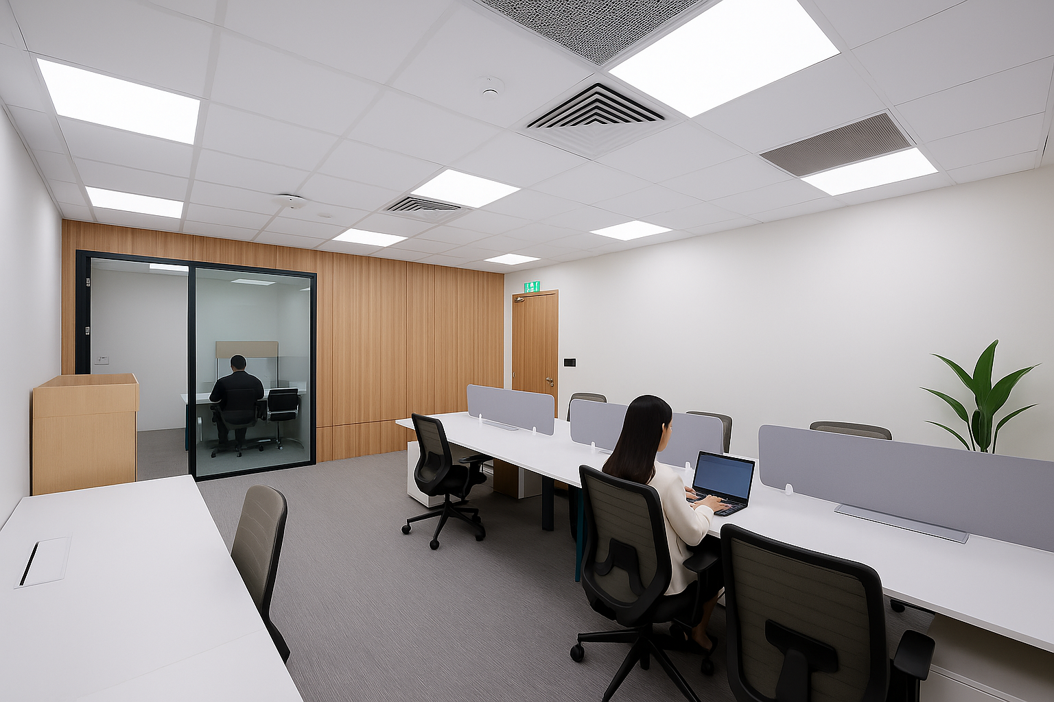 20250903 1015 Office Space Without People remix 01k46nk7hmf2g8nhd7g7s7n7ja